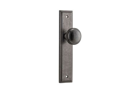 Door TRA13838 Knob Paddington Stepped Latch D/Nickel H240xw50xp68mm