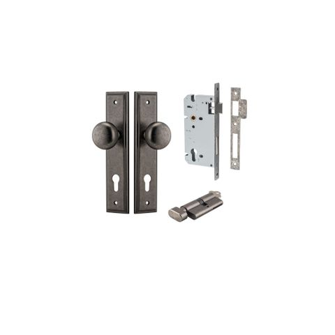 Dr TRA13840KENTR60KT Knob Cmbrg Stepped Euro Distress Nic H240XW50XP67 Ent Kit