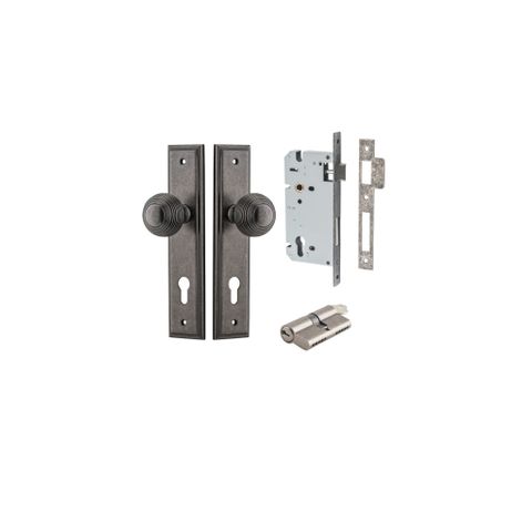 Dr TRA13842KENTR60KK Knob Glfrd Stepped Euro Distress Nic H240XW50XP60 Ent Kit