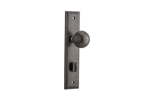Dr TRA13842P85 Knob Guildford Stepped Priv D/Nic Ctc85mm H240xw50xp60mm