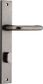 Door TRA13844P85 Lever Oslo Rect Priv D/Nickel Ctc85mm H240xw38xp57mm