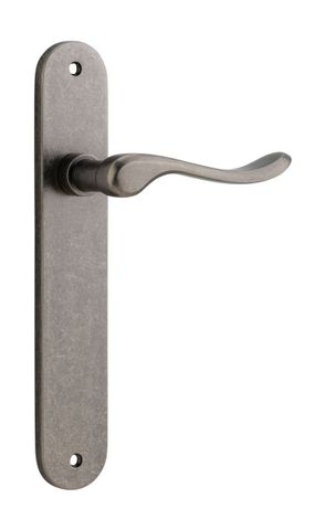 Door TRA13924 Lever Stirling Oval Latch Pr D/Nickel H240xw40xp64mm