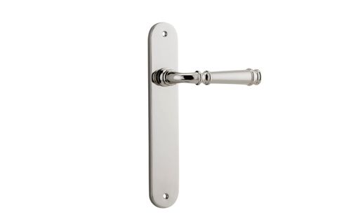 Door TRA14230 Lever Verona Oval Latch Polished Nickel H240xw40xp59mm