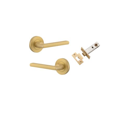 Iver Baltimore Round Rose Passage Lever Kit W/ Latch