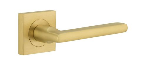 Iver TRA16275 Door Lvr Baltimr Rose Sqr C/Fix Pr B/Gold PVD Bph52xw52