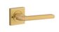 Iver TRA16275KIBPRIV60 Door Lvr Baltimr Rose Sqr Brush Gld PVD Inbuilt Prv Kit