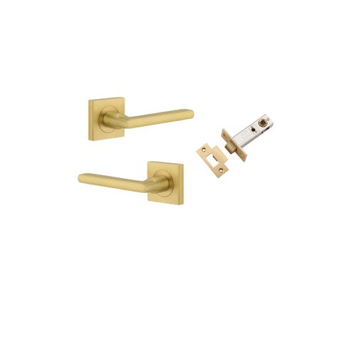 Iver TRA16275KPASS60 Door Lever Baltimore Rose Sqr Brushed Gold PVD Pass Kit