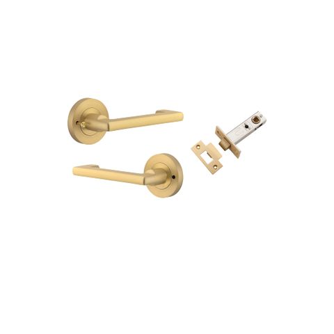 Iver Baltimore Return Round Rose Privacy Lever Kit W/ Latch