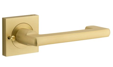 Iver Baltimore Return Square Rose Privacy Lever Kit W/ Latch