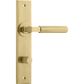 Iver TRA16296P85 Door Lever Brunswick Chamfered Privacy Pair Brushed Gol