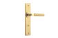 Iver TRA16296P85 Door Lever Brunswick Chamfered Privacy Pair Brushed Gol