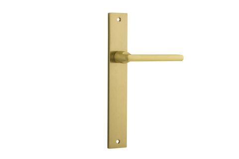 Iver TRA16302 Door Lvr Baltimr Rect Latch Pr Brush Gold PVD L118x P54