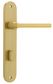 Iver TRA16326P85 Door Lvr Baltimr Oval Priv Pr Brush Gold PVD L118xp54mm