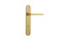 Iver TRA16326P85 Door Lvr Baltimr Oval Priv Pr Brush Gold PVD L118xp54mm