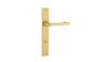 Iver TRA16348P85 Door Lvr Baltimore Return Rect Priv Pr Brushed Gold Pvd