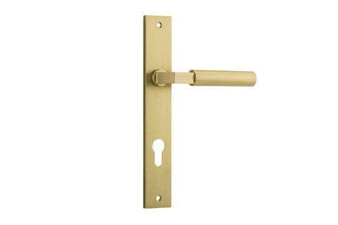 Iver TRA16350E85 Door Lvr Berlin Rect Eu Pr Brush Gld PVD Ctc85 L120xp57