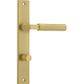 Iver TRA16350P85 Door Lvr Berlin Rect Prv Pr Brsh Gld PVD Ctc85 L120xp57