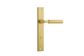 Iver TRA16350P85 Door Lvr Berlin Rect Prv Pr Brsh Gld PVD Ctc85 L120xp57