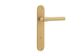 Iver TRA16400P85 Door Lever Helsinki Oval Privacy Pair Brushed Gold Pvd