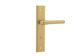 Iver TRA16402P85 Door Lever Helsinki Stepped Privacy Pair Brushed Gold