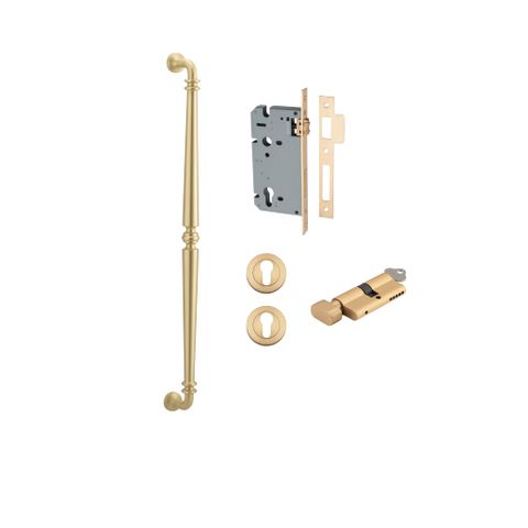 Iver TRA17102KENTR60KT Pull Handle Sarlat Brushed Gold PVD Ctc600mm Key / Thum