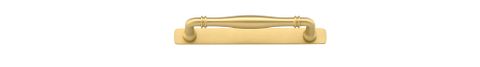 Iver TRA17105B Cabinet Pull Sarlat Brushed Gold PVD With Backplate L20