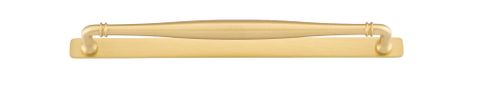 Iver TRA17107B Cabinet Pull Sarlat Brushed Gold PVD With Backplate L36