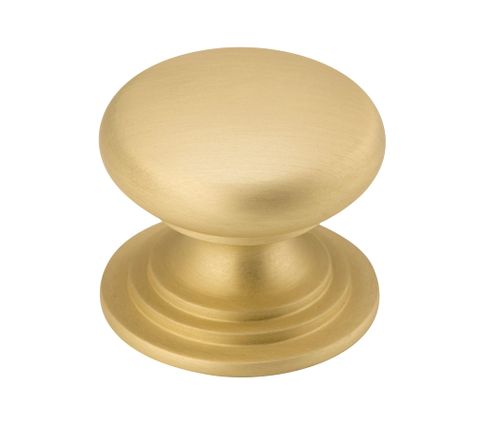 Iver TRA17118 Cupboard Knob Sarlat Brushed Gold PVD P32xd38mm