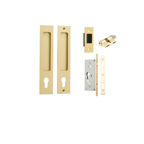 Iver Rectangle Sliding Door Pull Entrance Kit (Key/Turn)