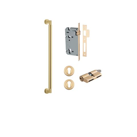 Iver TRA17194KENTR60KK Pull Handle Berlin Brush Gld PVD Ctc450 Key/Key Ent Kit