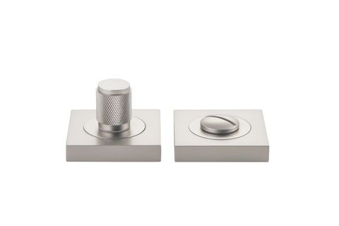 Iver TRA20009 Privacy Turn Brunswick Cfix Sqr Knurled Satin Nickel