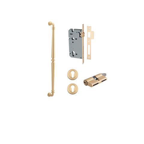 Pull TRA20059KENTR60KK Hdle Sarlat B/Brass L635XW32XP72 BP35 CTC600 Entr Kit