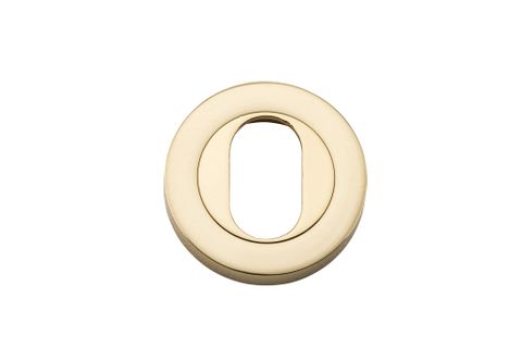 Escutcheon TRA20060 Oval Round Pair PB D52xp10mm