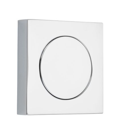 Blank TRA20294 Rose Square Polished Chrome H52xw52xp10mm