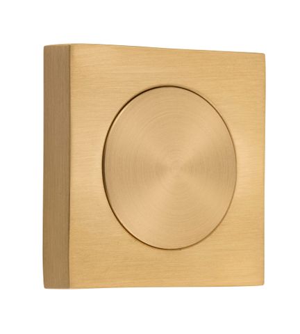 Blank TRA20296 Rose Square Brushed Brass H52xw52xp10mm