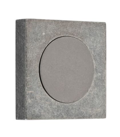 Blank TRA20297 Rose Square Distressed Nickel H52xw52xp10mm