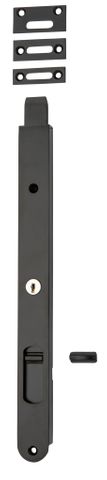 Flush TRA20323 Bolt Locking Matt Black H300xw29mm