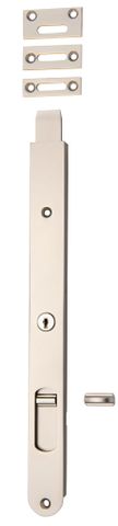 Flush TRA20329 Bolt Locking Satin Nickel H300xw29mm