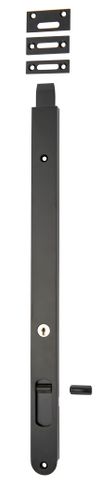Flush TRA20333 Bolt Locking Matt Black H400xw29mm