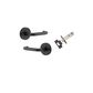 Door TRA20353KIBPRIV60 Lever Oslo Round Rose Inbuilt Privacy Pair Mb D52xp57mm