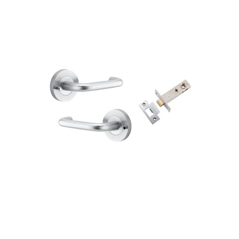 Door TRA20355KIBPRIV60 Lvr Oslo Rnd Rose Inbuilt Priv Pair BC D52XP57