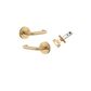 Door TRA20356KIBPRIV60 Lvr Oslo Rnd Rose Inbuilt Priv Pair B/Brass D52XP57