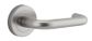 Door TRA20359 Lever Oslo Round Rose Pair Satin Nickel D52xp57mm