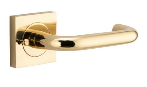 Iver Oslo Square Rose Privacy Lever Kit W/ Latch