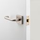Door TRA20368 Lever Oslo Square Rose Pr Polished Nickel H52xw52xp57mm