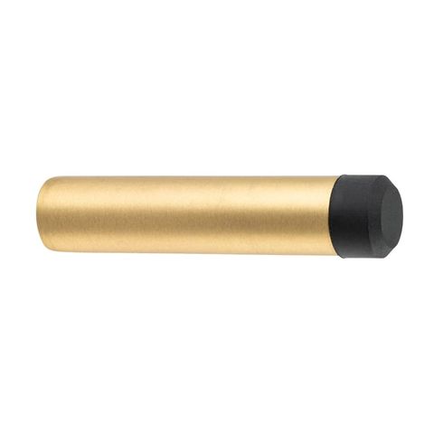 Door TRA20456 Stop Concealed Fix Pencil Brushed Brass D16xp75mm
