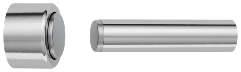 Iver TRA20473 Door Stop C/Fix Pencil Magnetic Polished Chrome D17xp75