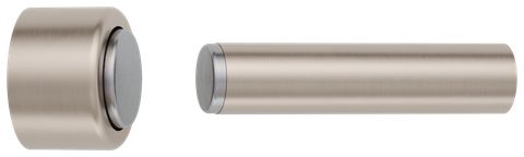 Iver TRA20474 Door Stop C/Fix Pencil Magnetic Satin Nickel D17x P75mm