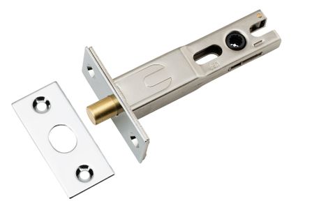 Privacy TRA20554 Bolt Round Bolt Polished Chrome Backset 70mm