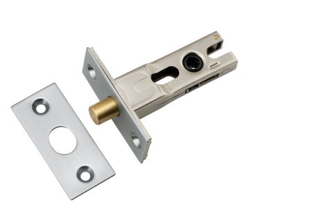 Privacy TRA20555 Bolt Round Bolt Brushed Chrome Backset 45mm